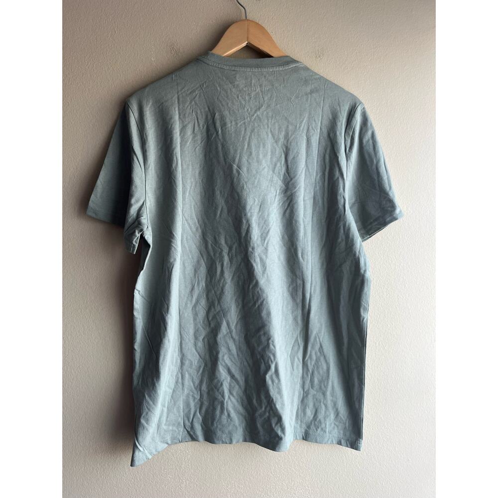 New Everlane The Organic Crew Shirt Green Size Medium Men - Picture 8 of 11